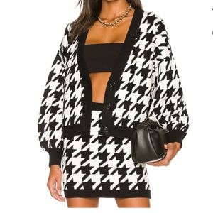 Alice and Olivia Houndstooth Sweater